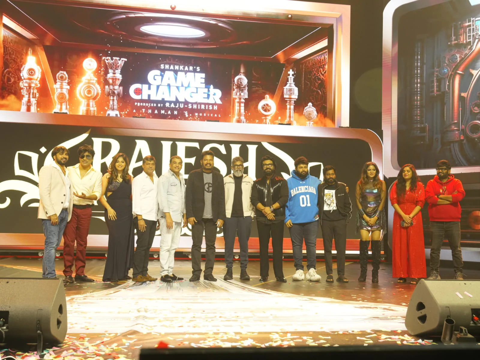 Ram Charan Game Changer Movie Pre Release Event Photos