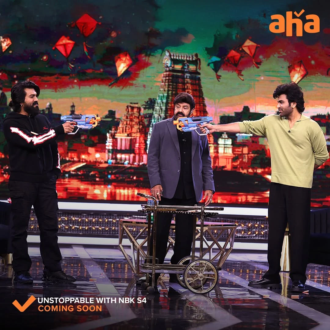 Balakrishna Unstoppable Shoot with Ram Charan and Sharwanand `