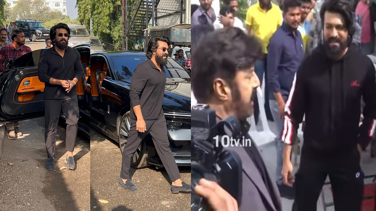 Unstoppable with NBK S4 : అన్స్టాపబుల్ సెట్లో గేమ్ ఛేంజర్.. స్టైలిష్ లుక్లో రామ్చరణ్.. Unstoppable with NBK S4 : అన్స్టాపబుల్ సెట్లో గేమ్ ఛేంజర్.. స్టైలిష్ లుక్లో రామ్చరణ్..