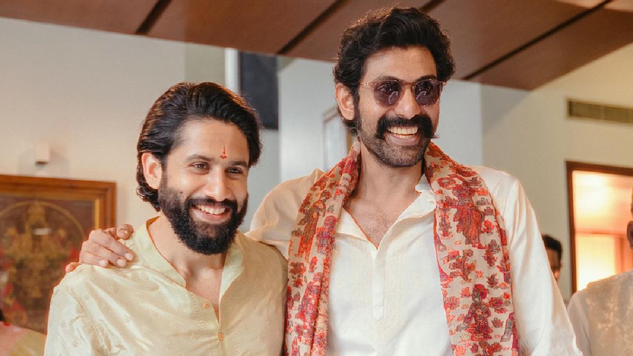 Rana Daggubati : నాగచైతన్య పెళ్లిలో రానా దగ్గుబాటి సందడి.. స్పెషల్ ఫోటో షేర్ చేసిన రానా.. Rana Daggubati : నాగచైతన్య పెళ్లిలో రానా దగ్గుబాటి సందడి.. స్పెషల్ ఫోటో షేర్ చేసిన రానా..