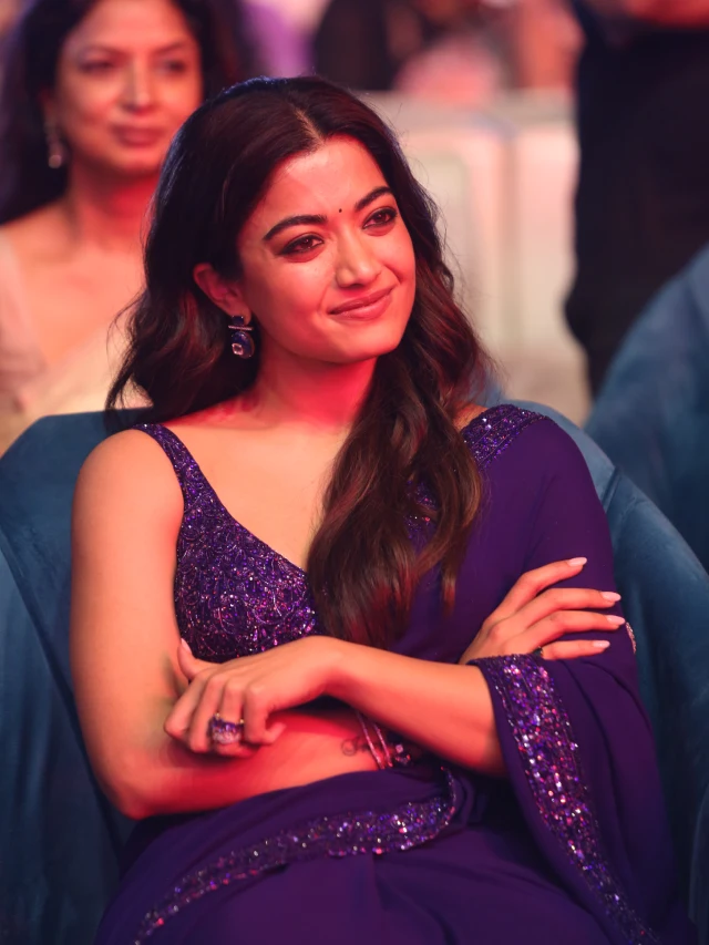 Rashmika Mandanna Cute Photos in Saree