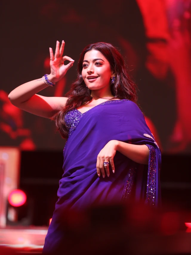 Rashmika Mandanna Cute Photos in Saree