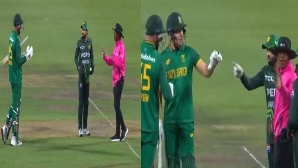 Rizwan and Rauf get into heated spat with Heinrich Klaasen during Cape Town ODI