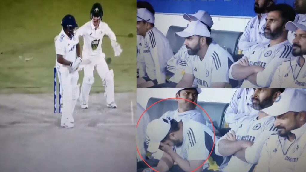 Rohit Sharma frustration peaks as Sarfaraz Khan fails in IND vs PM XI clash