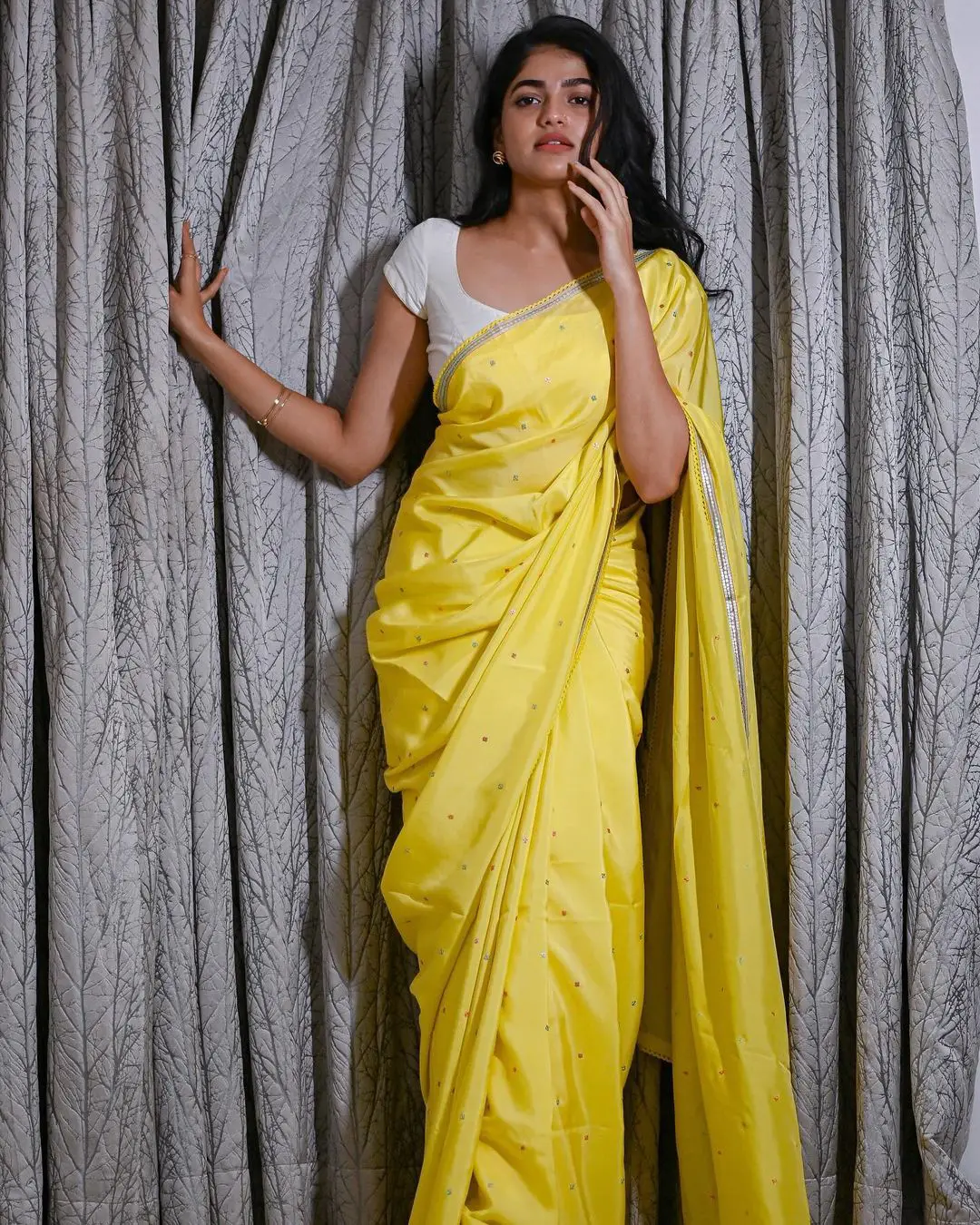 Sangeerthana Stunning Looks in Saree