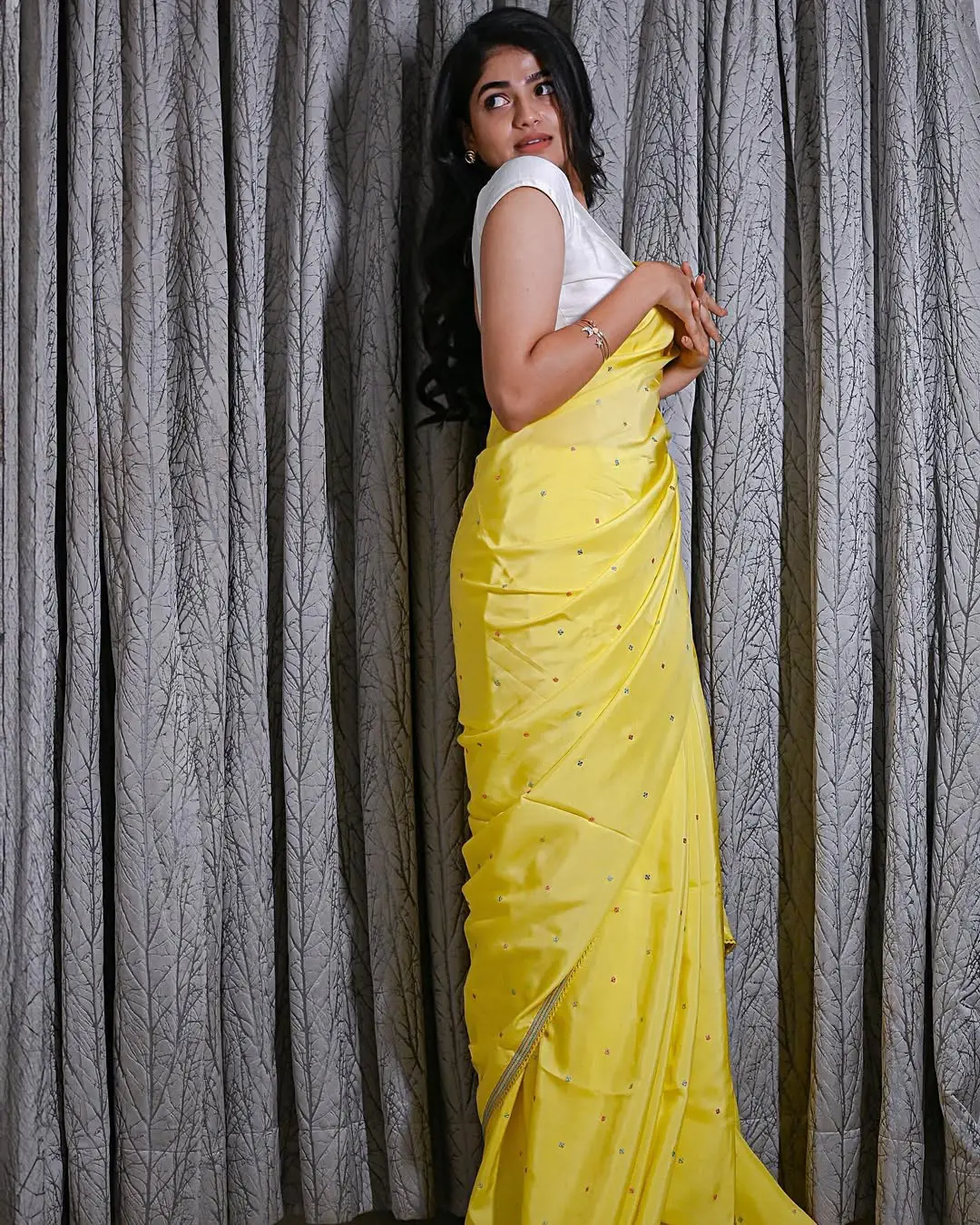 Sangeerthana Stunning Looks in Saree