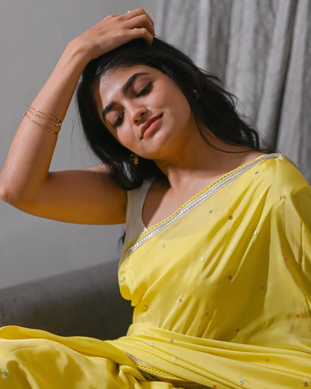 Sangeerthana Stunning Looks in Saree