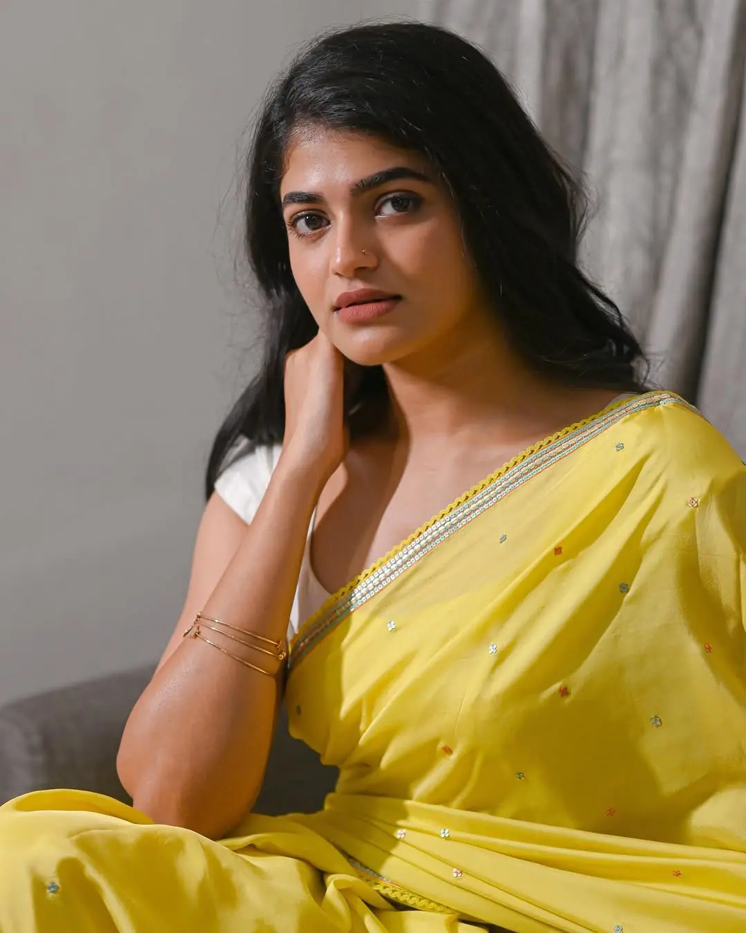 Sangeerthana Stunning Looks in Saree