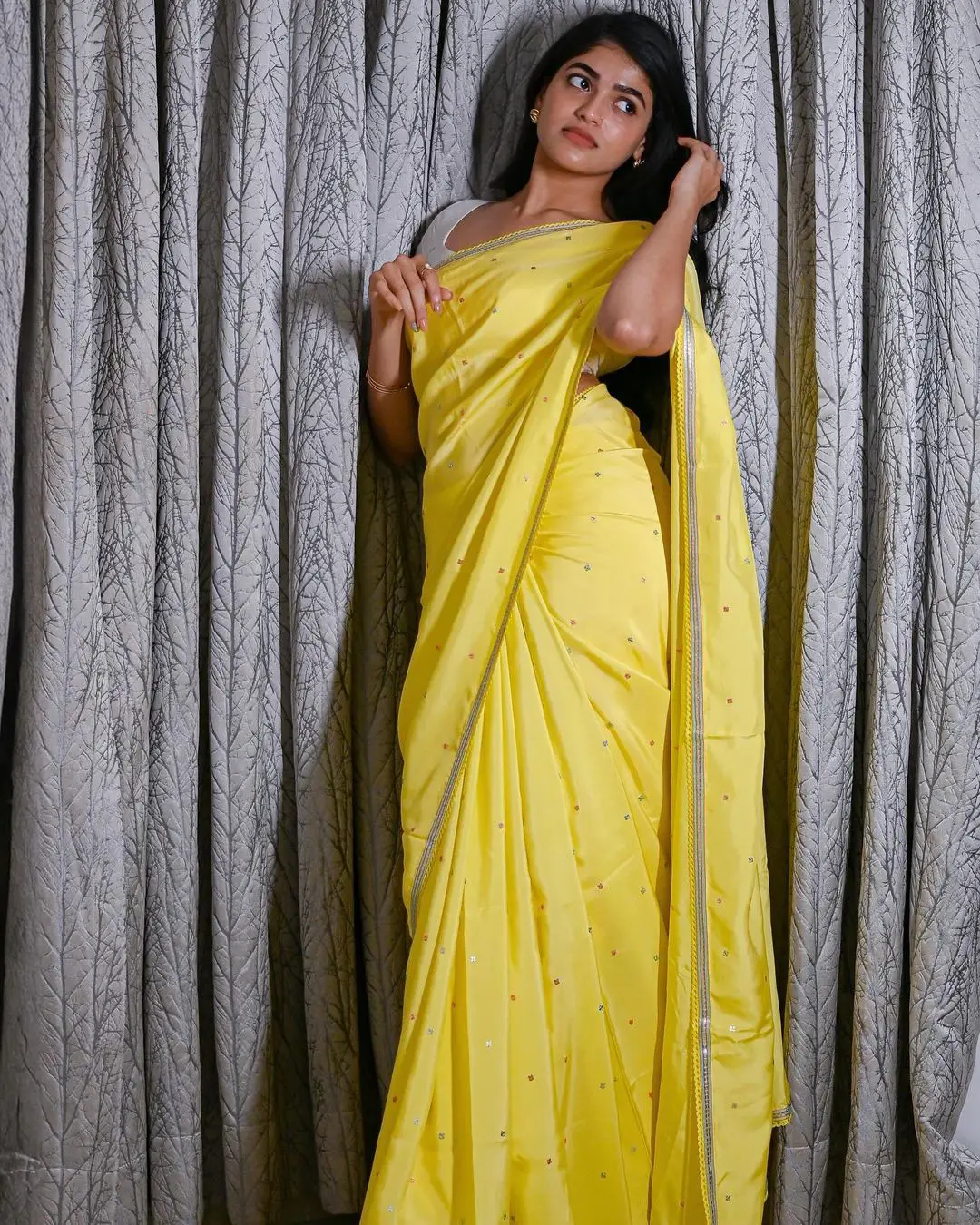 Sangeerthana Stunning Looks in Saree