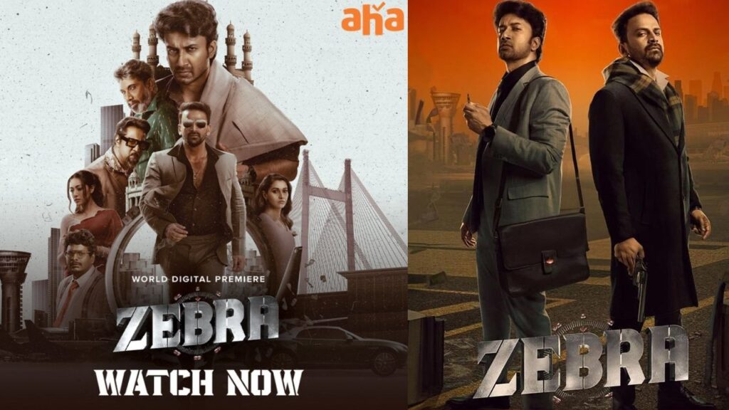 Satya dev Zebra movie streaming in Aha ott