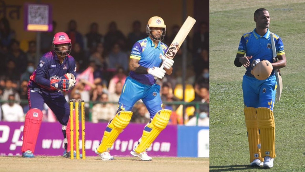 Shikhar Dhawan : అయ్యో పాపం శిఖర్ ధావన్.. ఆఫ్ స్పిన్నర్ బౌలింగ్లో బౌల్డ్ అయితివా.. నేపాల్ ప్రీమియర్ లీగ్ తొలి మ్యాచ్లో విఫలం.. Shikhar Dhawan : అయ్యో పాపం శిఖర్ ధావన్.. ఆఫ్ స్పిన్నర్ బౌలింగ్లో బౌల్డ్ అయితివా.. నేపాల్ ప్రీమియర్ లీగ్ తొలి మ్యాచ్లో విఫలం..