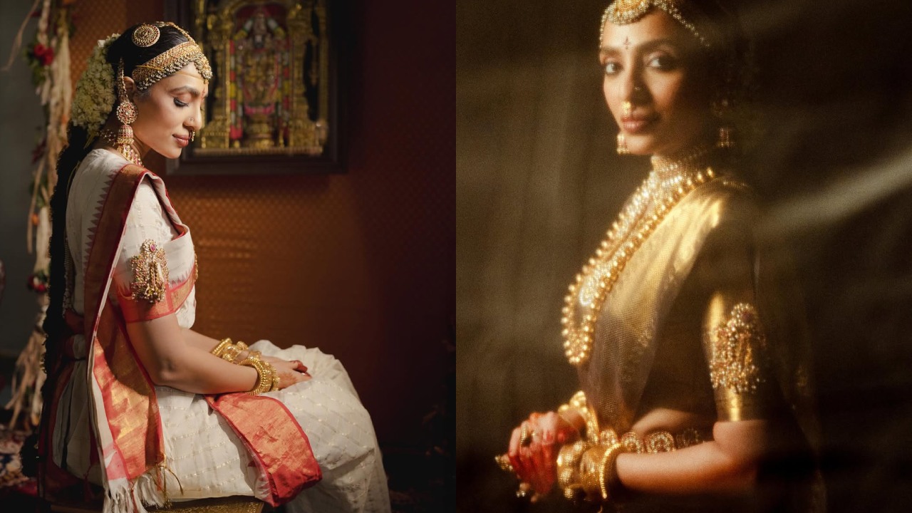 Sobhita Dhulipala : పెళ్లికూతురుగా శోభిత ఎంత అందంగా ఉందో.. ఫోటోలు షేర్ చేసిన శోభిత..