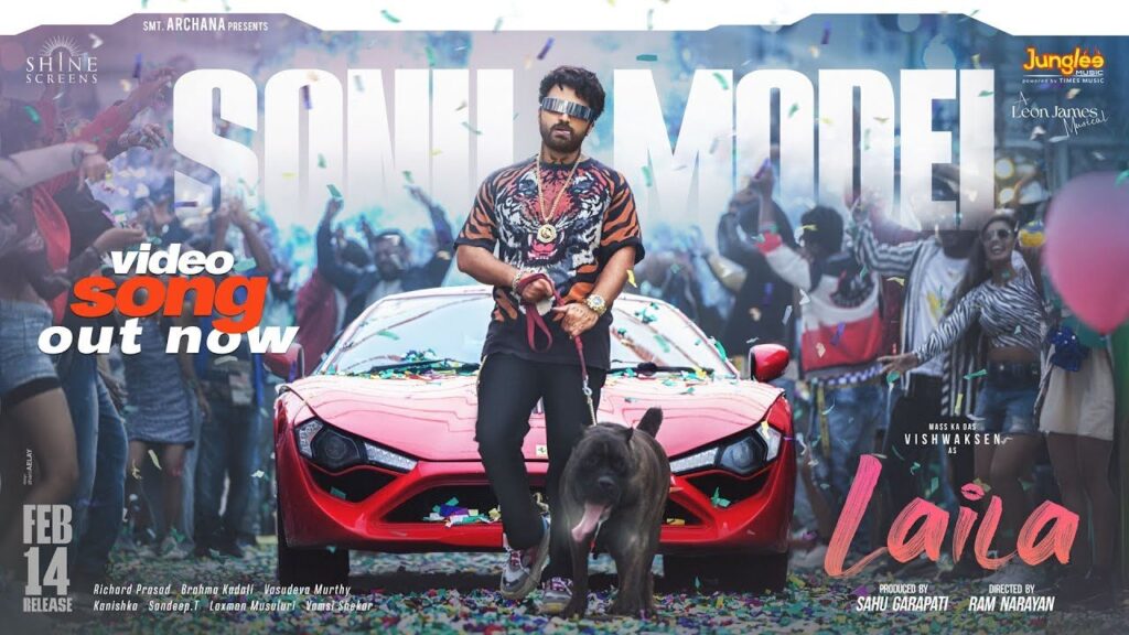 Sonu Model full Song out now from Vishwaksen Laila movie
