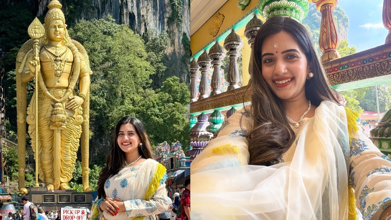 Sravanthi Chokarapu : మలేషియా ఆలయంలో యాంకర్ స్రవంతి చొకారపు.. ఫొటోలు చూశారా?