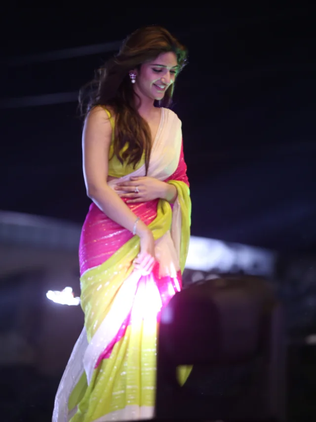 Sreeleela Stunning Looks in Saree