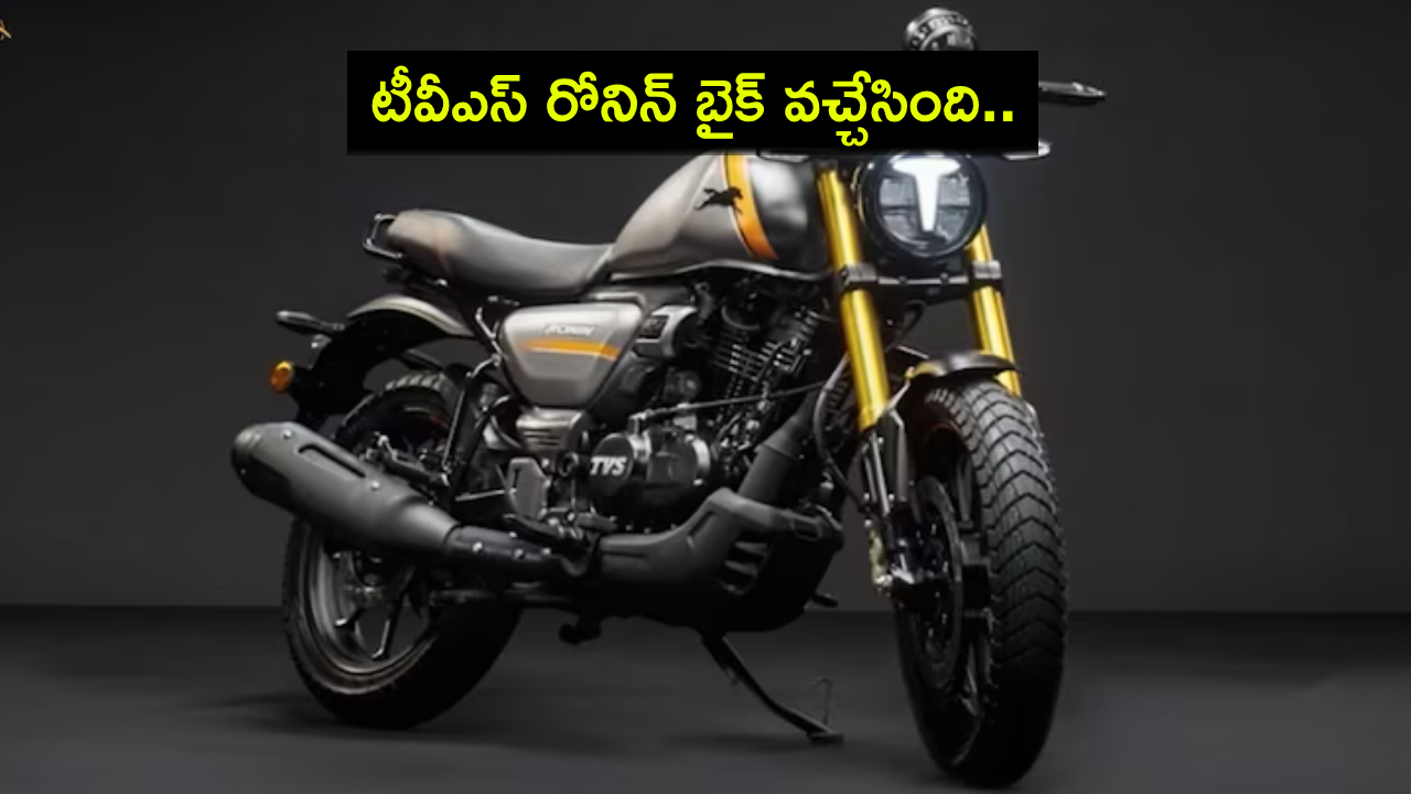 TVS Ronin 2025 : టీవీఎస్ కొత్త రోనిన్ బైక్ వచ్చేసింది.. దిమ్మతిరిగే ఫీచర్లు.. ధర ఎంతంటే? TVS Ronin 2025 : టీవీఎస్ కొత్త రోనిన్ బైక్ వచ్చేసింది.. దిమ్మతిరిగే ఫీచర్లు.. ధర ఎంతంటే?