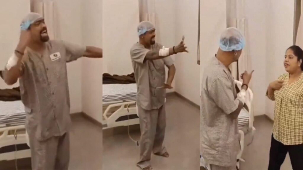 Vinod Kambli dances at Thane hospital Chak De song video viral