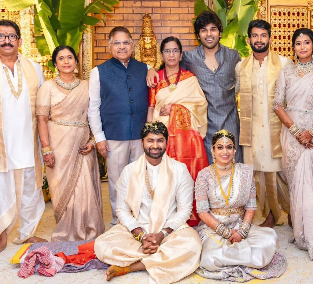 Allu Arjun and Chiranjeevi went o A Marriage Photos goes Viral 
