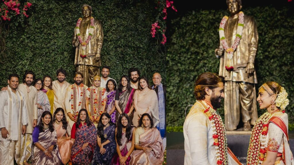 Nagarjuna Shares Naga Chaitanya Sobhita Wedding Photos with a Special Post