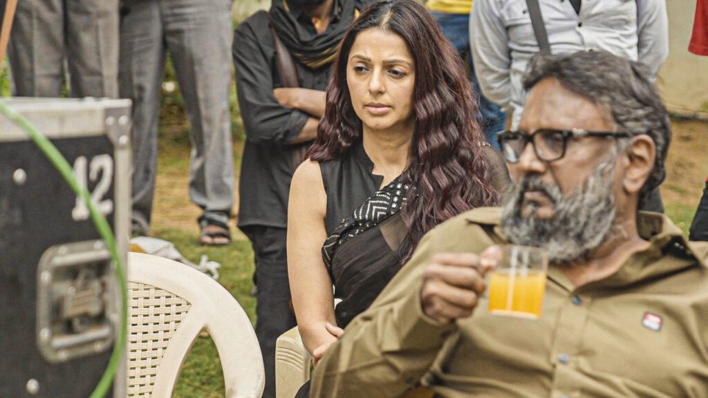 Bhumika Chawla Reunited with Director Gunasekhar working stills goes viral 