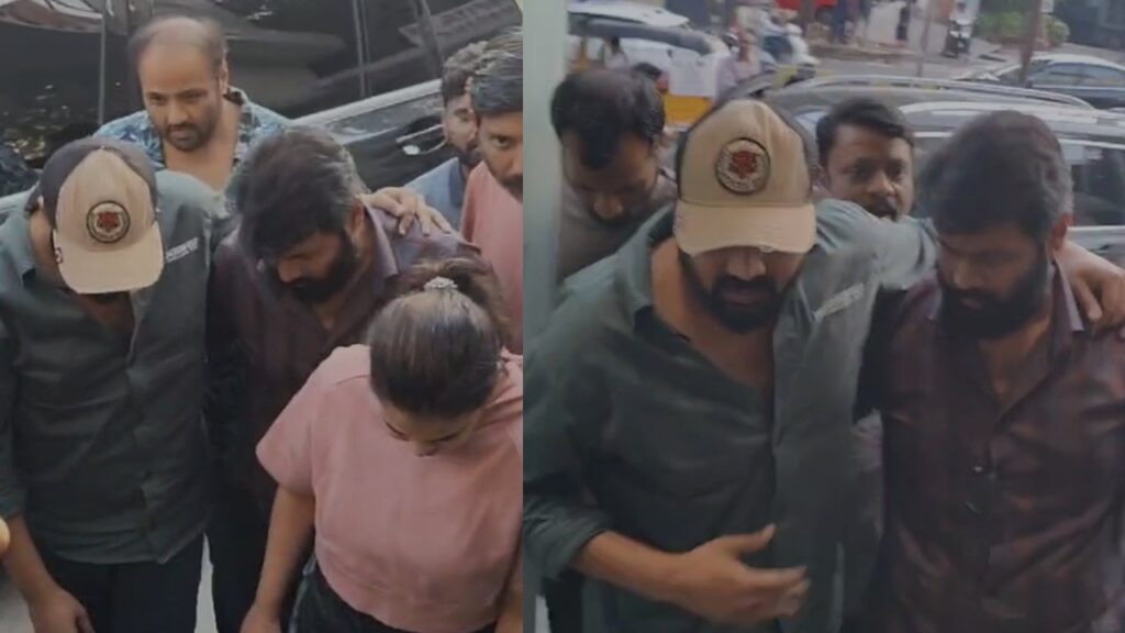 Manchu Manoj Went to Hospital with Injuries along with Wife Videos goes Viral