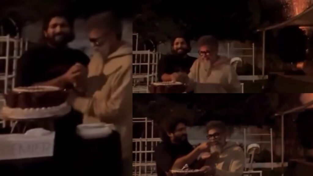 Allu Arjun Sukumar Pushpa 2 Movie Unit Celebrates Success Video goes Viral