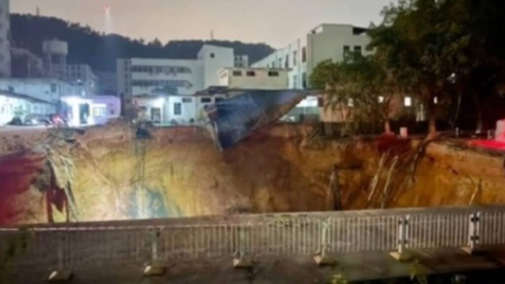 southern China Ground collapse
