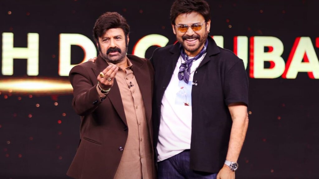 Aha Unstoppable With NBK Balakrishna Venkatesh Episode Glimpse Released