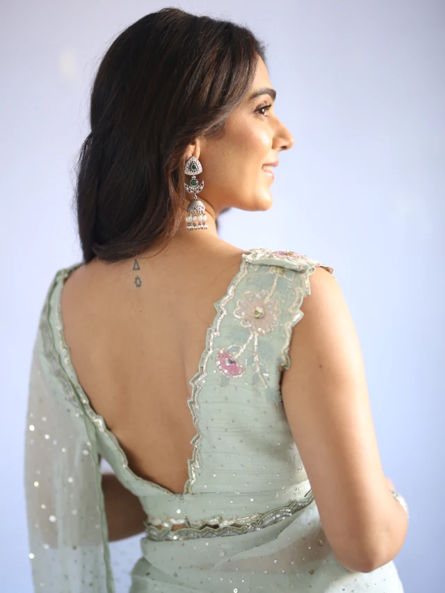 Aakanksha Singh Cute Looks in Saree