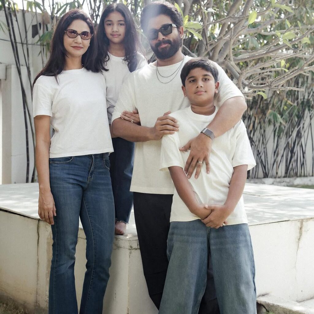 Allu Arjun Wife Allu Sneha Reddy Shares Cute Family Photos 