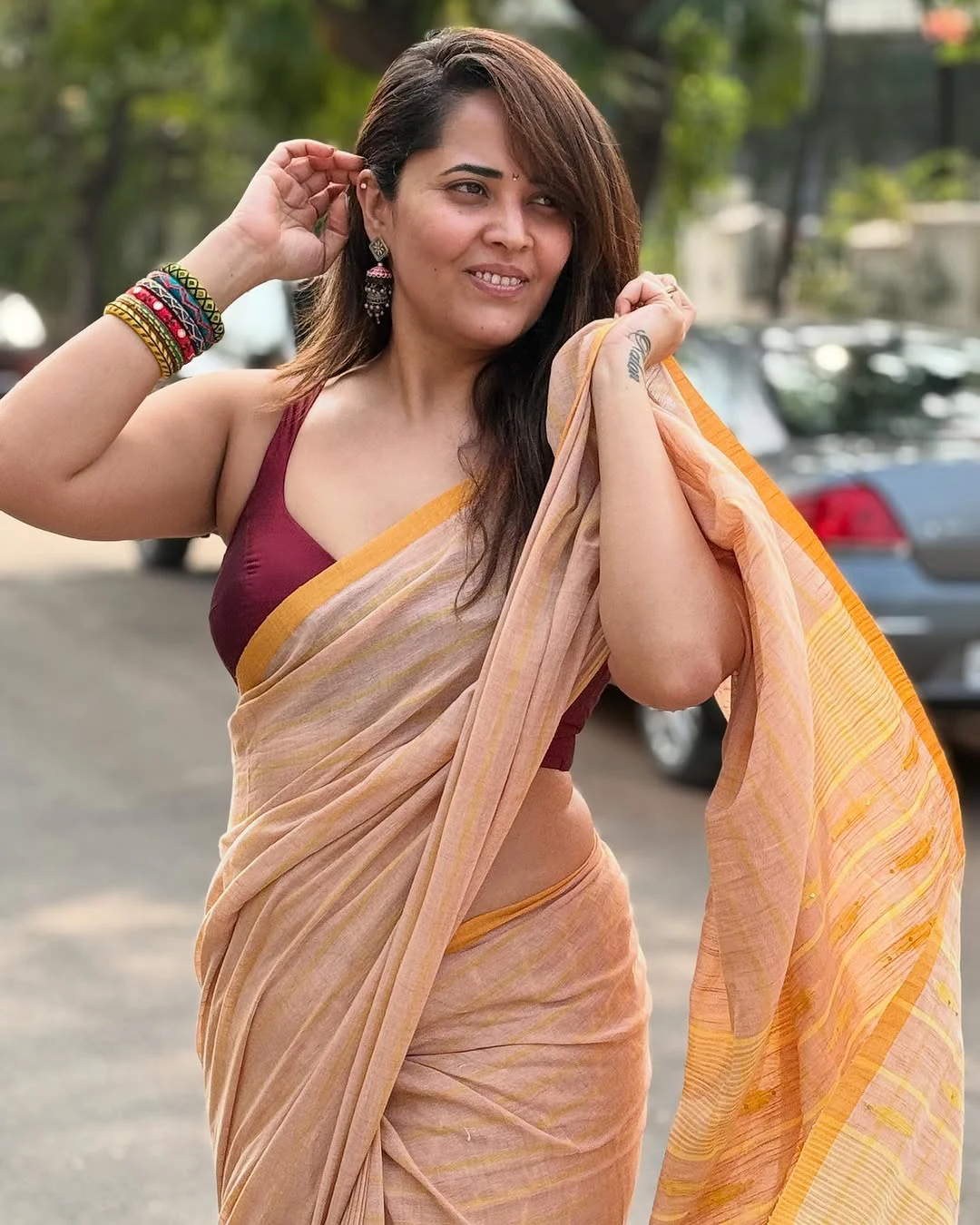 Anasuya Bharadwaj Sankranthi Photos