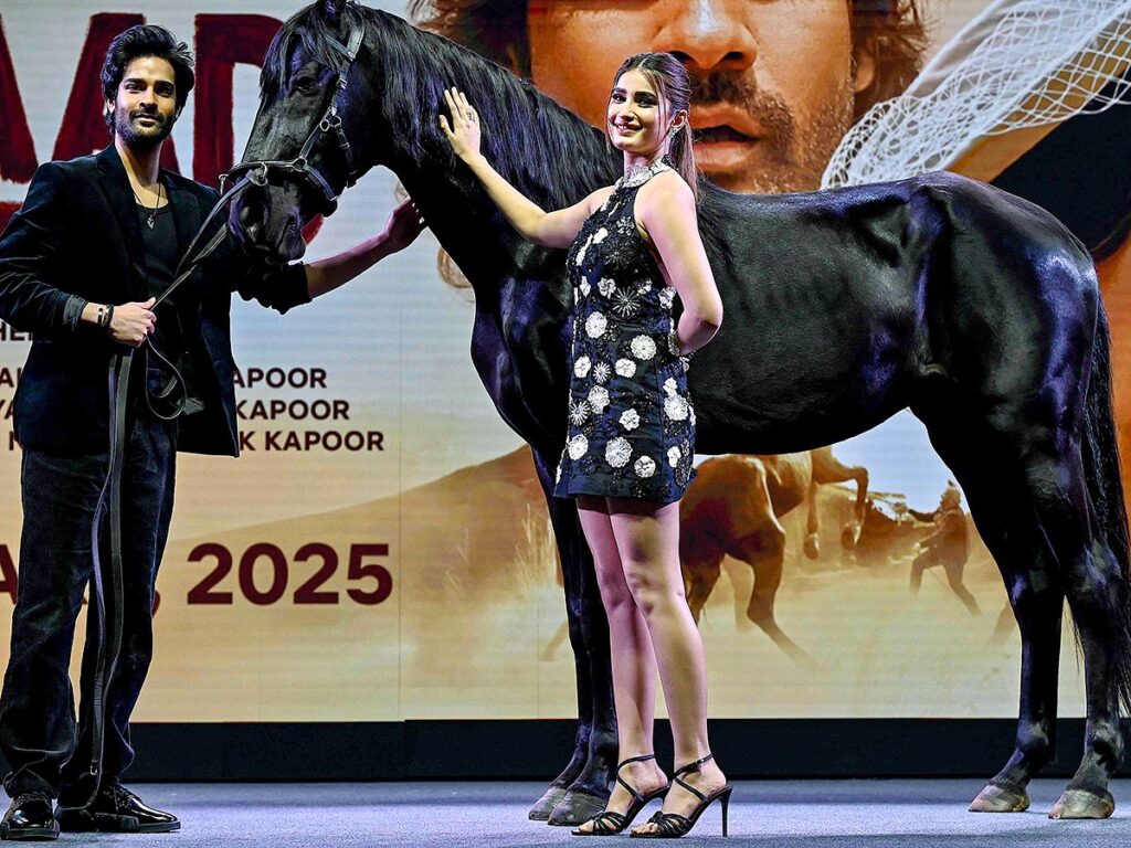 A horse came to Ajay Devgn Azaad Movie Trailer Launch Event 