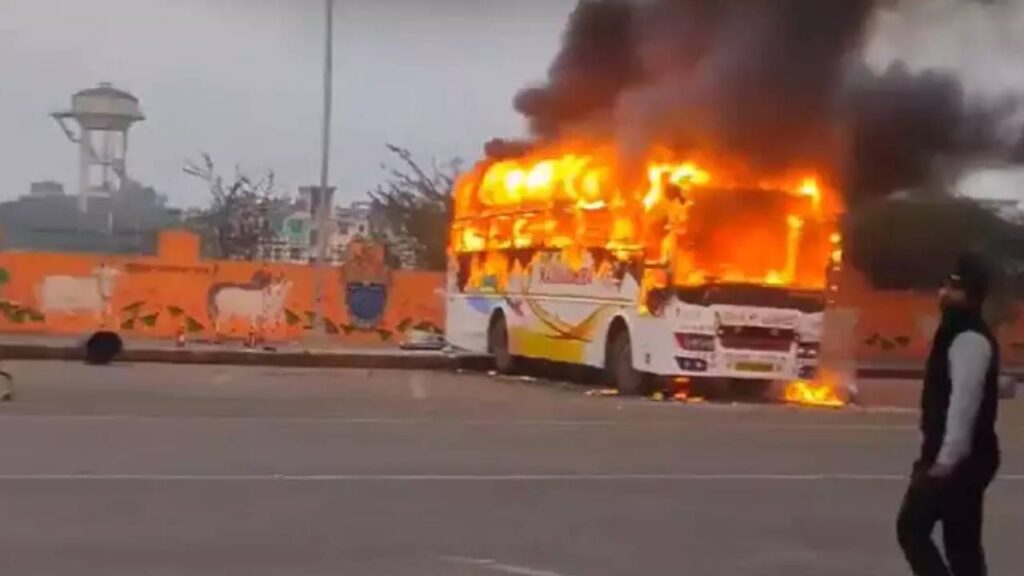 Bus Fire Accident