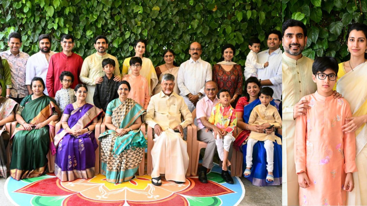 CM Chandrababu Family : నారావారి పల్లెలో చంద్రబాబు సంక్రాంతి సెలబ్రేషన్స్.. ఫ్యామిలీ ఫోటోలు చూశారా?