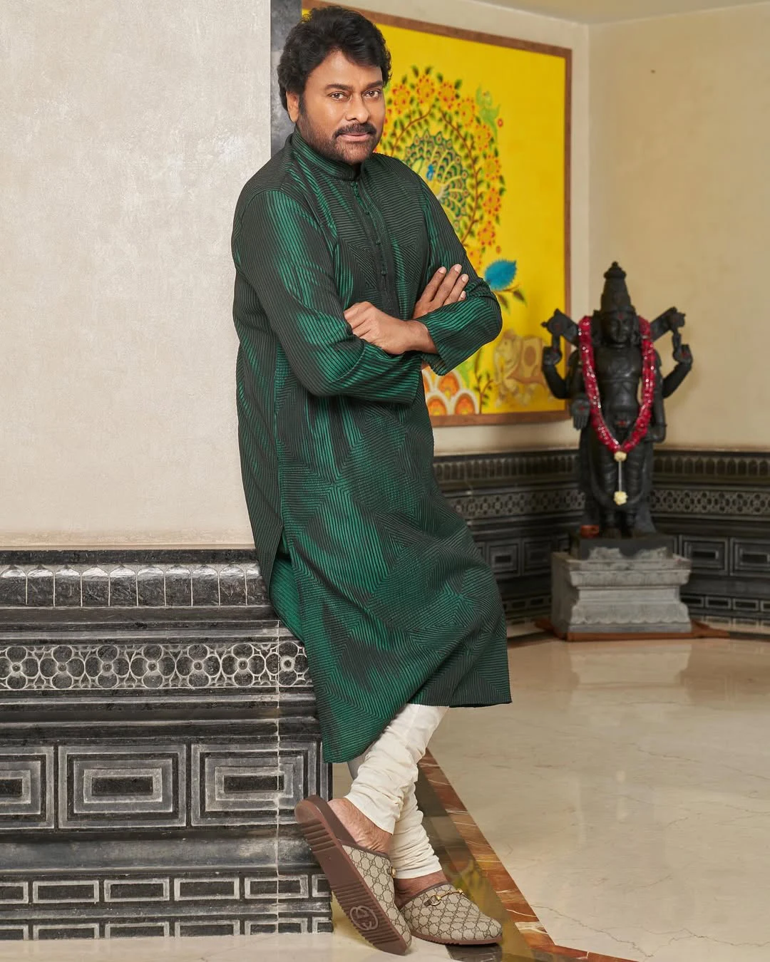 Chiranjeevi Traditional Photos
