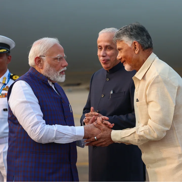 Cm Chandrababu with PM Modi