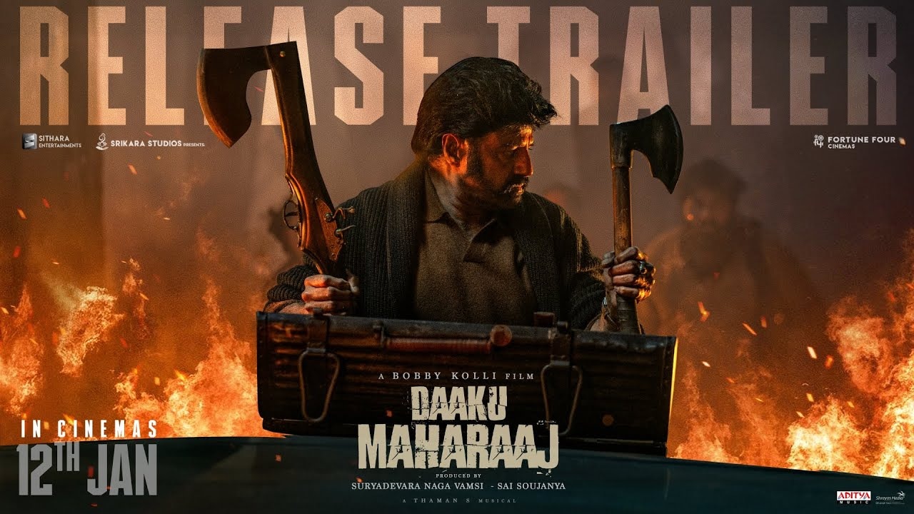 Daaku Maharaaj Release Trailer : బాలయ్య ‘డాకు మహారాజ్’ రిలీజ్ ట్రైలర్.. ఫ్యాన్స్కు పూనకాలే.. Daaku Maharaaj Release Trailer : బాలయ్య ‘డాకు మహారాజ్’ రిలీజ్ ట్రైలర్.. ఫ్యాన్స్కు పూనకాలే..