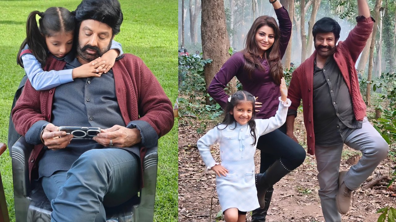 Daaku Maharaaj Working  Stills : డాకు మహారాజ్ వర్కింగ్ స్టిల్స్.. చిన్ని పాపతో సరదాగా బాలయ్య.. ఫొటోలు చూశారా?