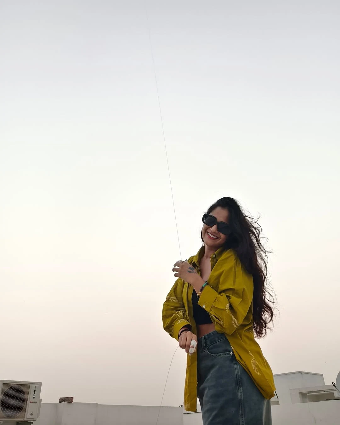 Deepthi Sunaina Enjoying Sankranthi