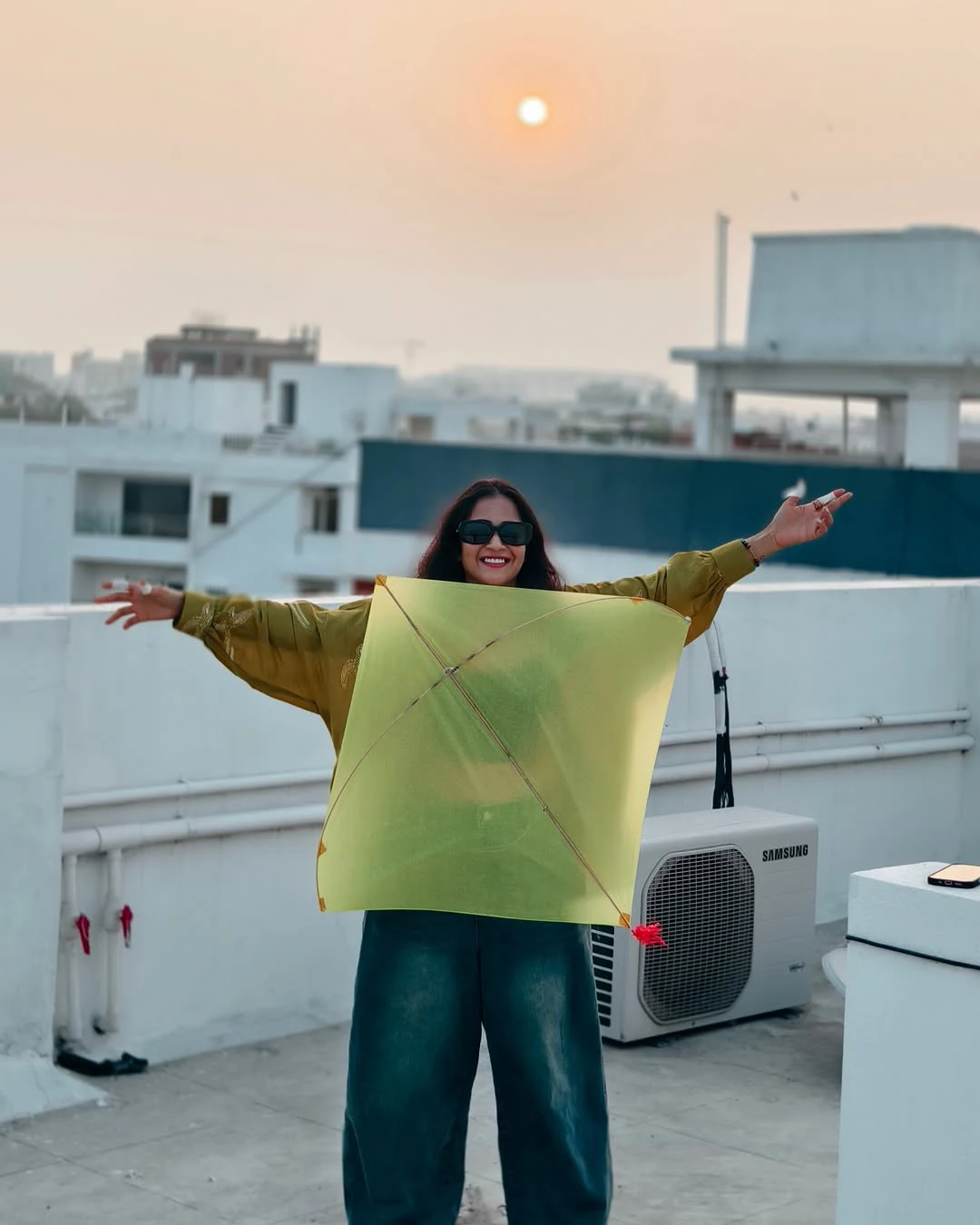 Deepthi Sunaina Enjoying Sankranthi