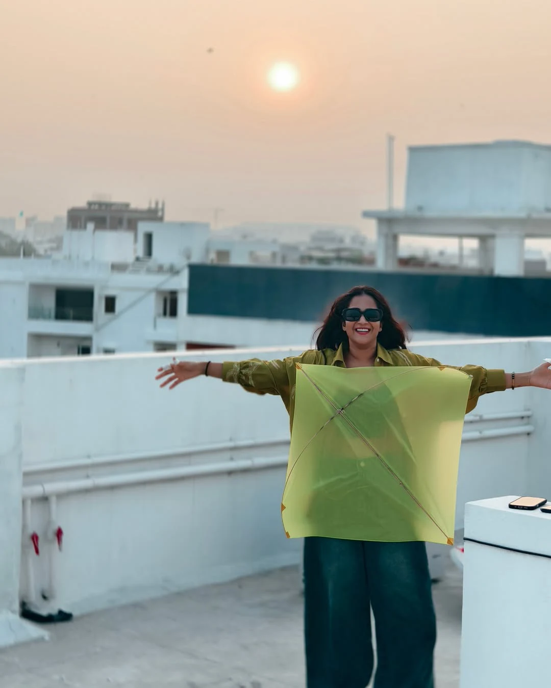 Deepthi Sunaina Enjoying Sankranthi