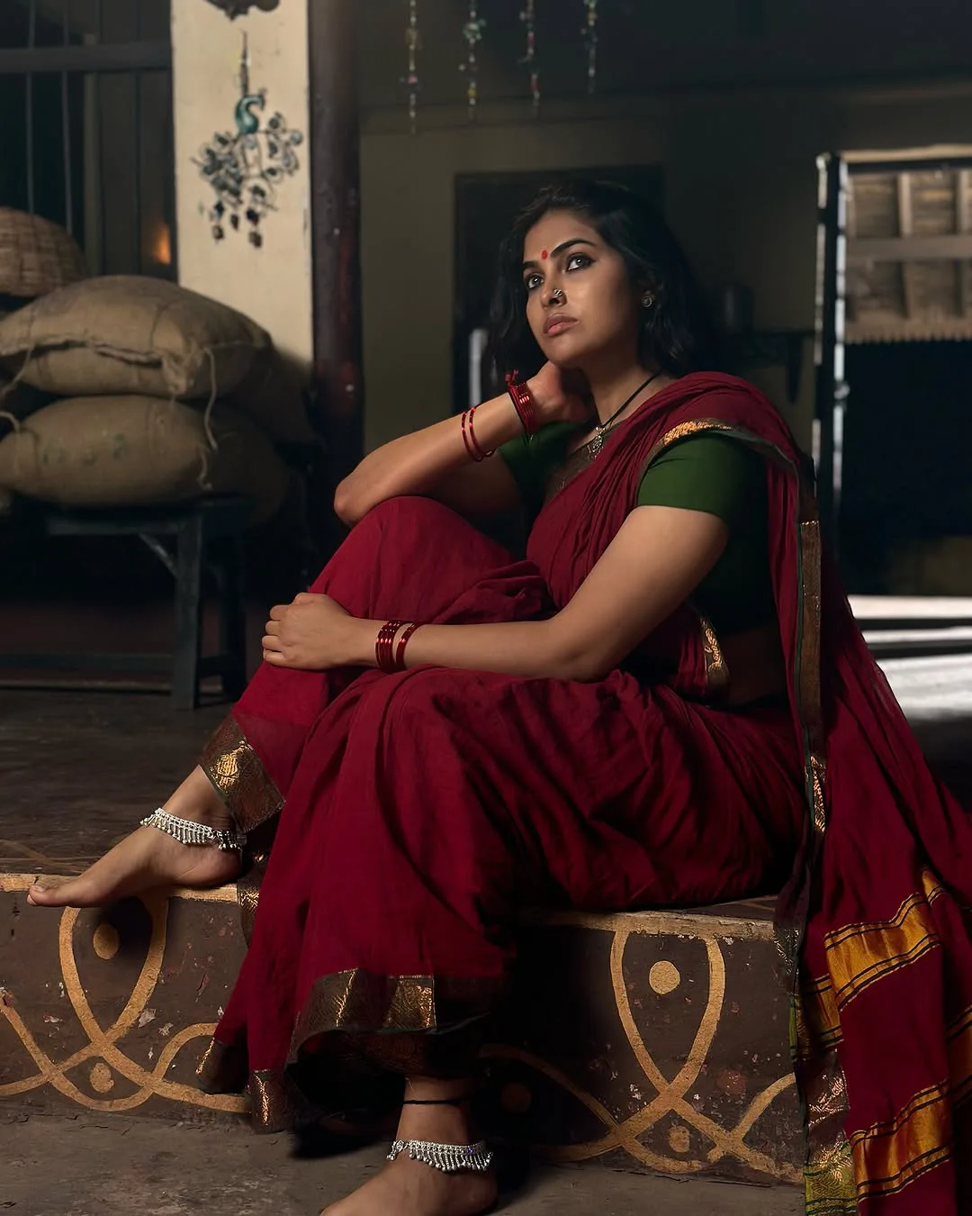 Actress Divi Village Girl Looks