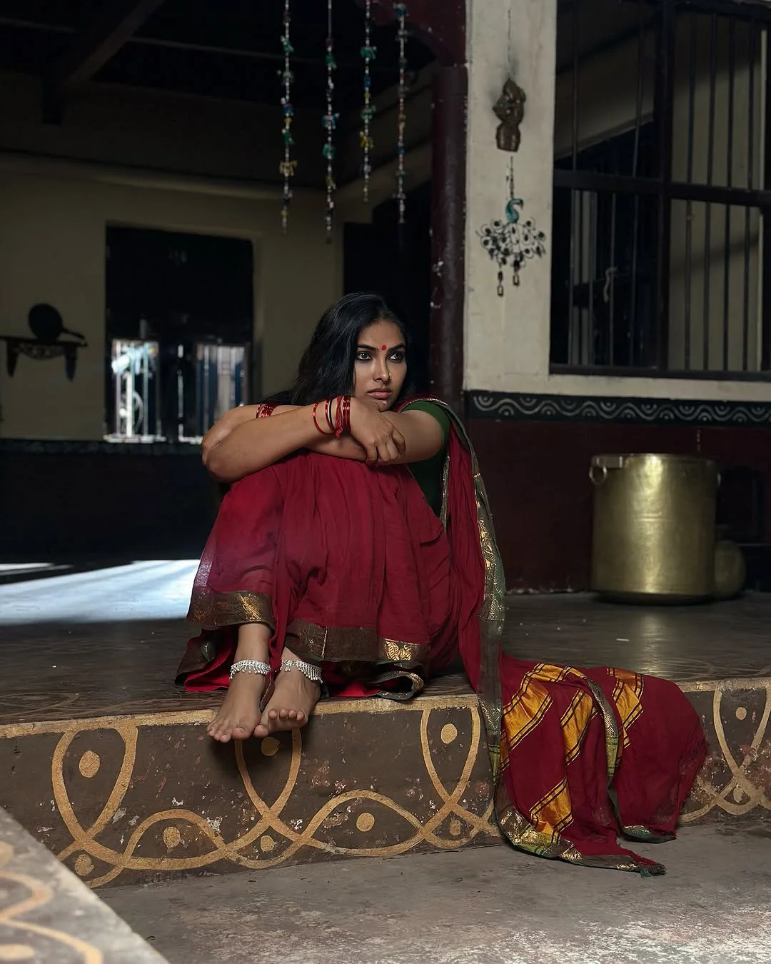 Actress Divi Village Girl Looks