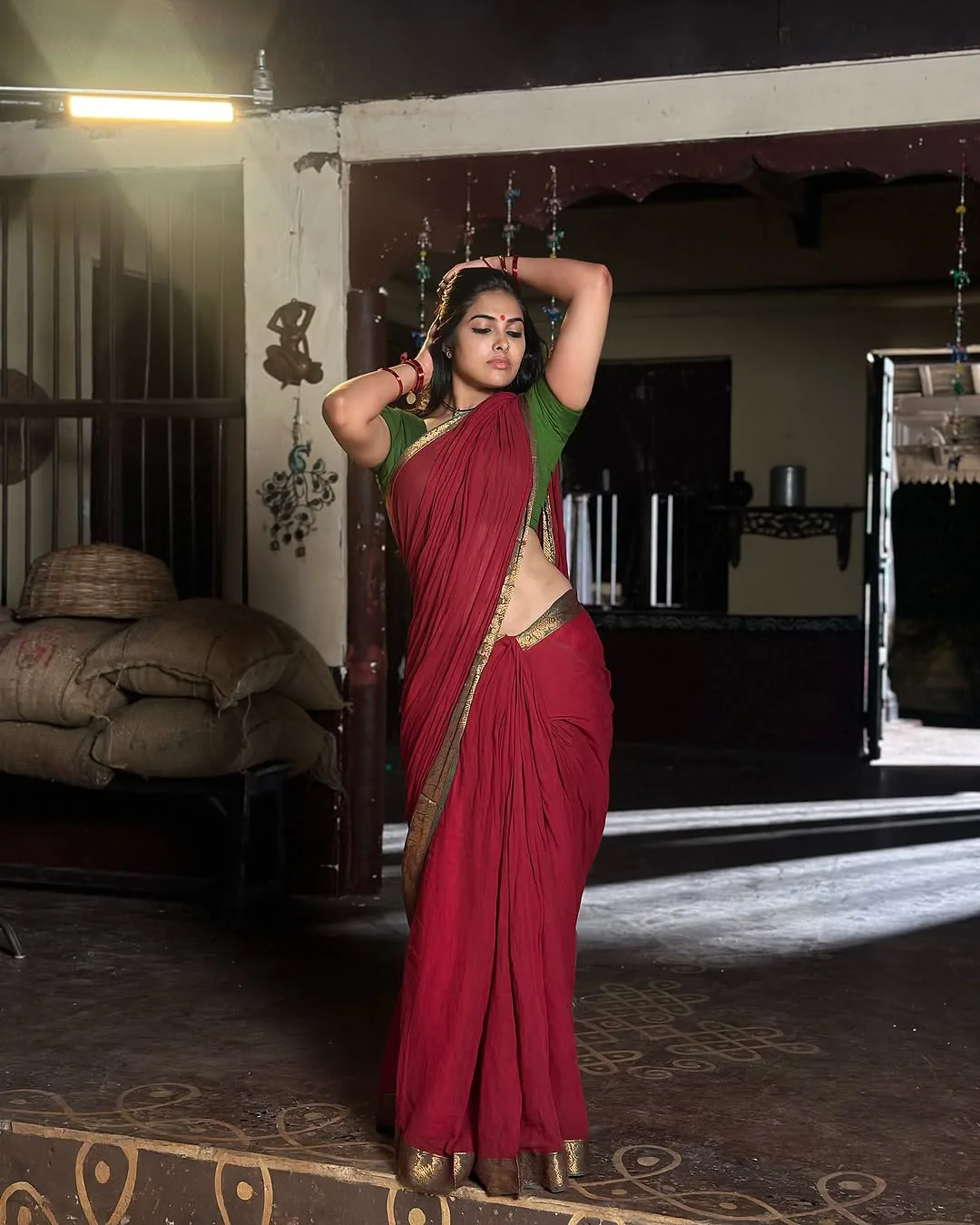 Actress Divi Village Girl Looks