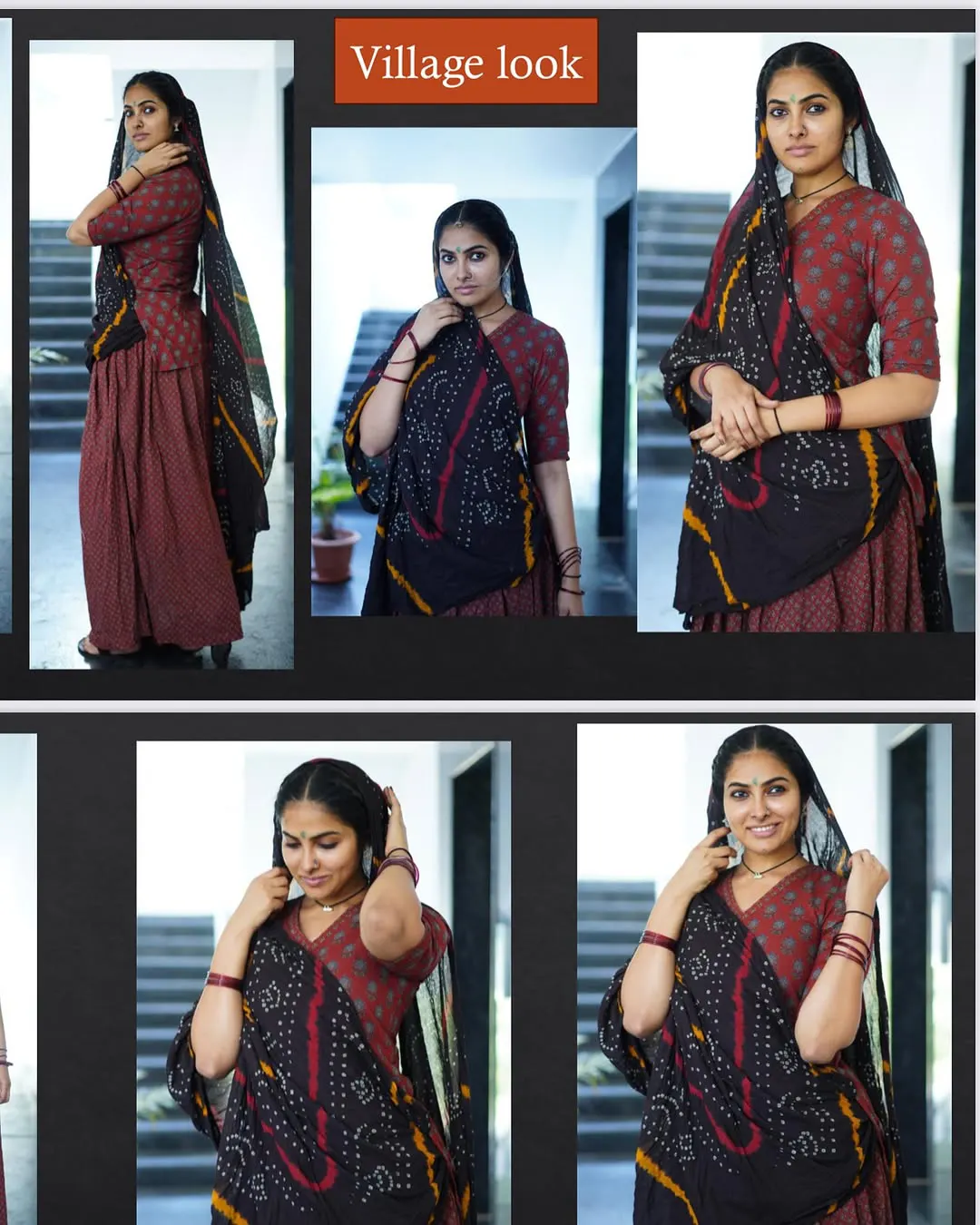 Actress Divi Shares Daaku Maharaaj Character Photos