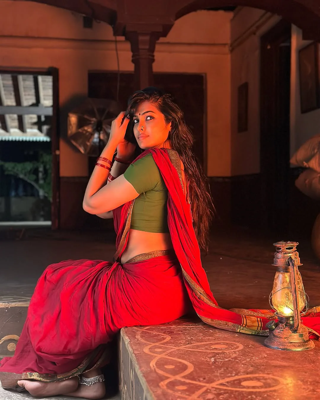 Actress Divi Village Girl Looks