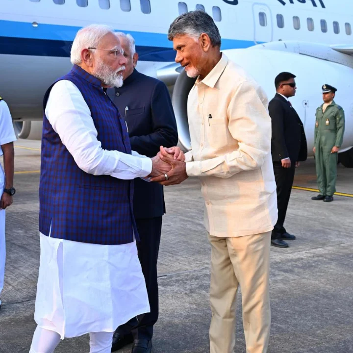 Dy Cm Pawan Kalyan with PM Modi