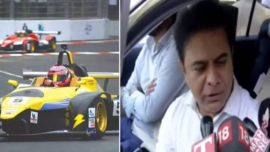 Formula E-Car Race Case BRS Leader KTR Returned from ACB Office