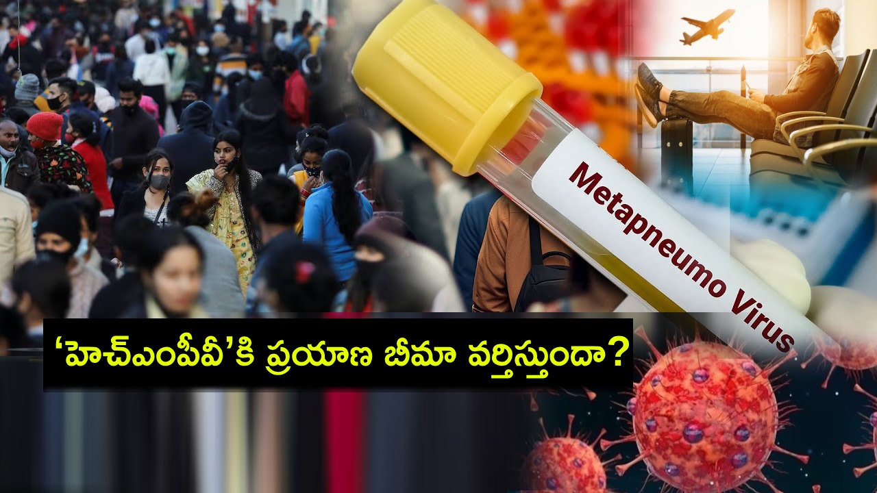 HMPV Travel Insurance : విదేశాలకు వెళ్తున్నారా? విజృంభిస్తోన్న హెచ్ఎంపీవీ వైరస్.. ట్రావెల్ ఇన్సూరెన్స్ కవర్ అవుతుందా? HMPV Travel Insurance : విదేశాలకు వెళ్తున్నారా? విజృంభిస్తోన్న హెచ్ఎంపీవీ వైరస్.. ట్రావెల్ ఇన్సూరెన్స్ కవర్ అవుతుందా?
