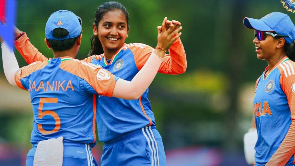India Women enter into ICC Under 19 Womens T20 World Cup final after 9 wickets win against england